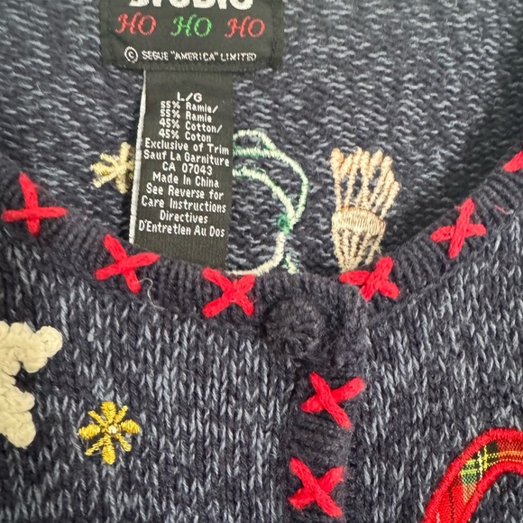 Ugly Christmas Original Ho Ho Ho sweater. Ugly Christmas sweater - Picture 6 of 11